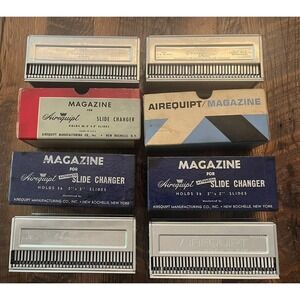 Lot of 4 Airequipt Automatic Slide Changer Magazines - Holds 36 each -Nice!